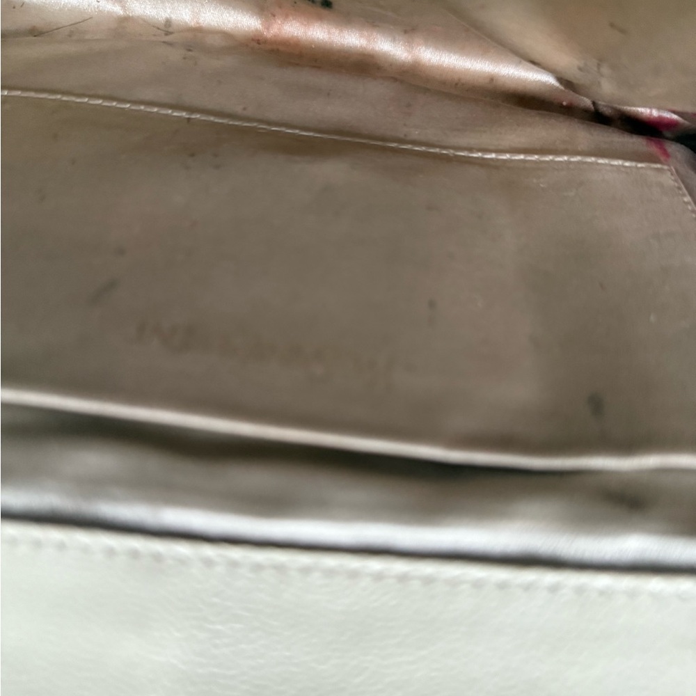 Yves Saint Laurent Cream Clutch - Picture 10 of 11